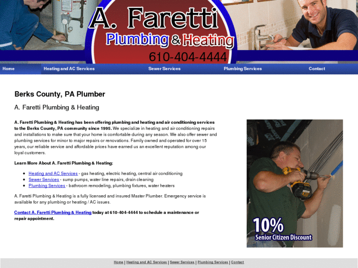 www.afarettiplumbingandheating.com