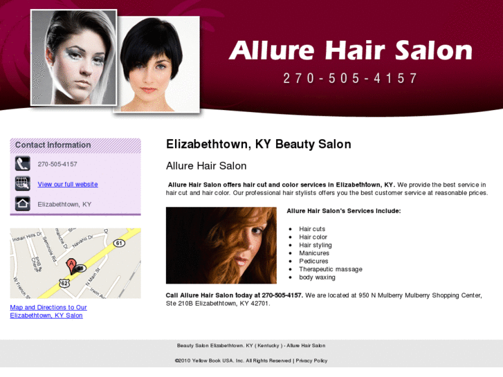 www.allurehairsalon.info