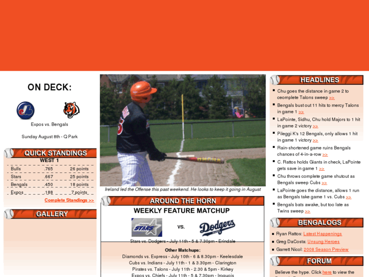 www.bengalsbaseball.com
