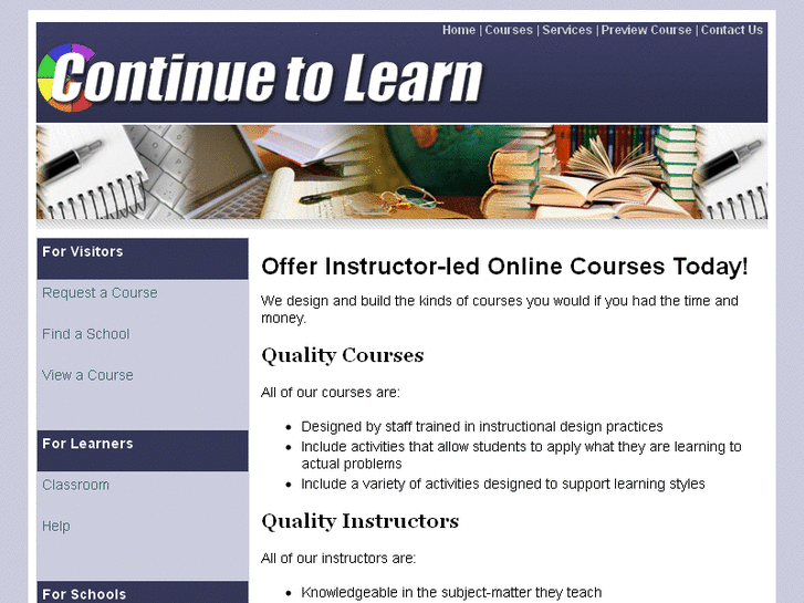 www.continuetolearn.org