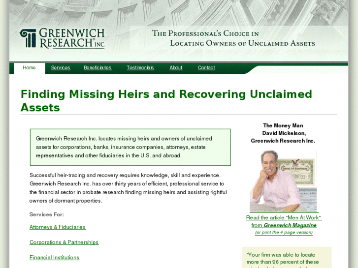 www.greenwichresearch.org