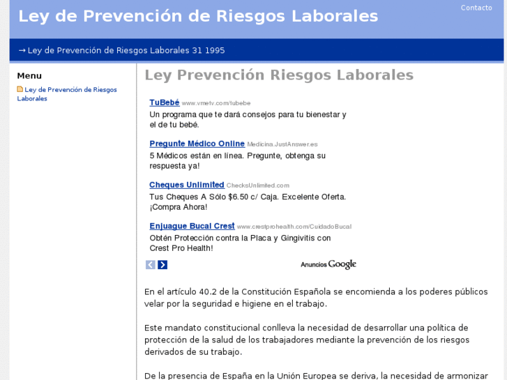 www.leyprevencionriesgoslaborales.com