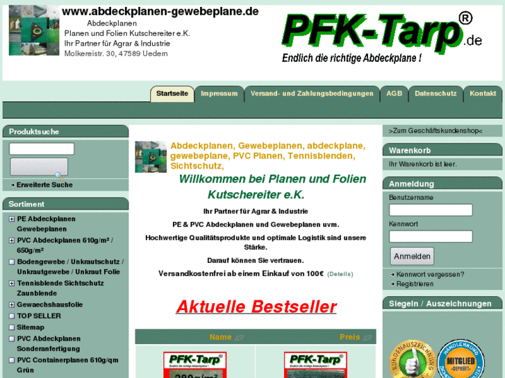 www.pfk-tarp-abdeckplanen.de