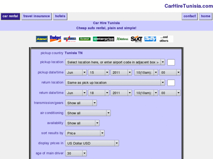 www.carhiretunisia.com