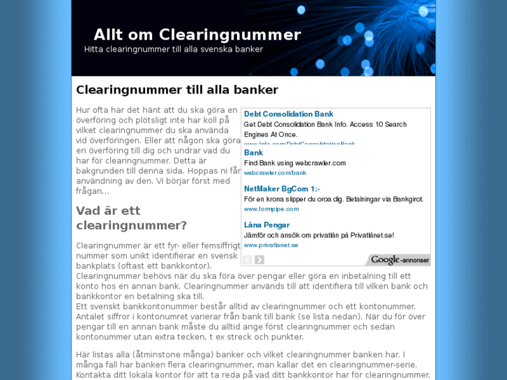 www.clearingnummer.net