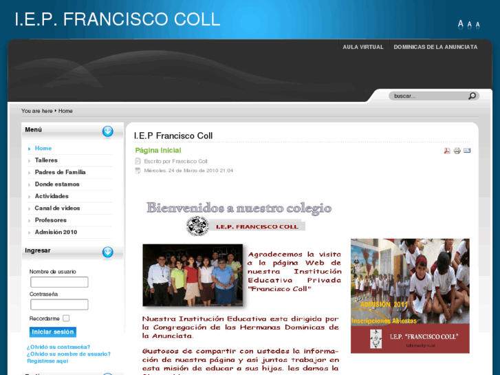 www.colegiofranciscocoll.org