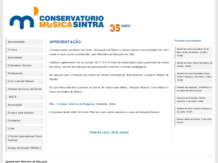 www.conservatoriodemusicadesintra.com