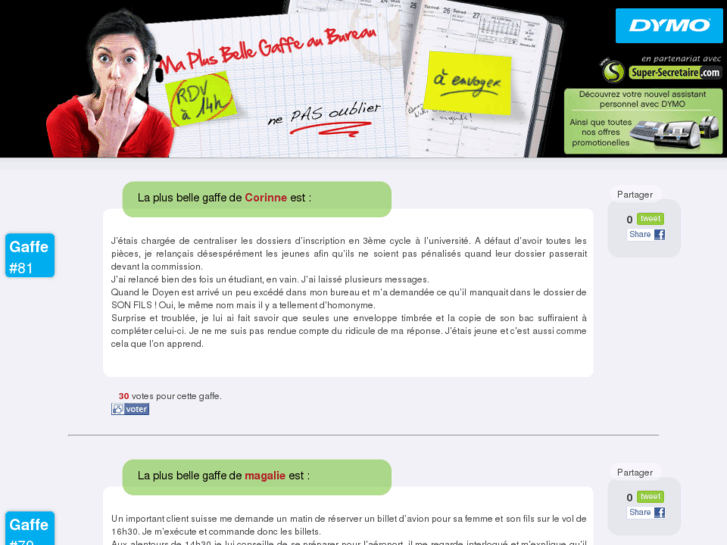 www.dymo-gaffeaubureau.com