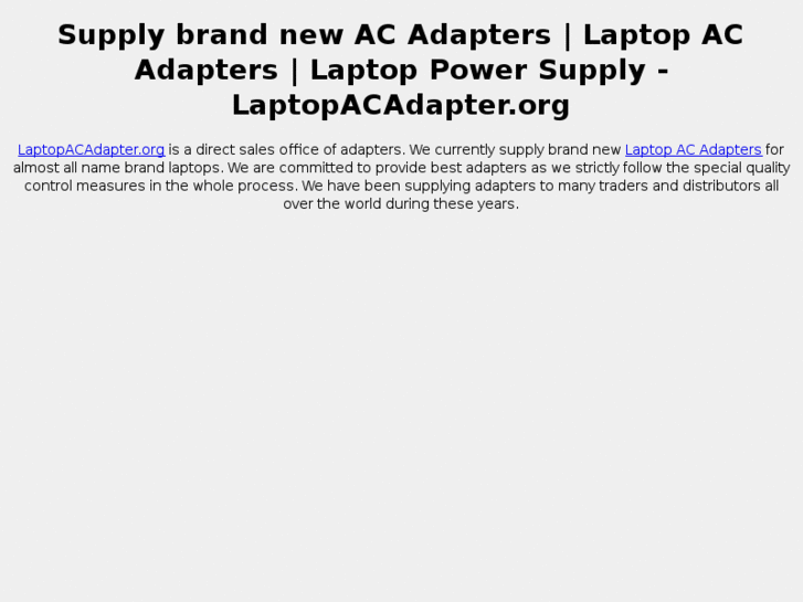 www.laptopacadapter.org