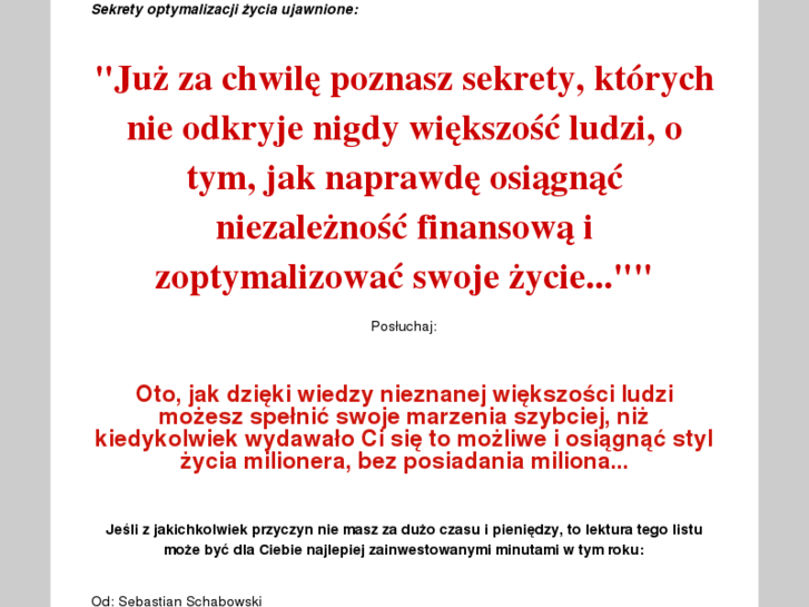 www.optymalizator-zycia.pl