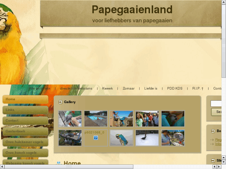 www.papegaaienland.nl