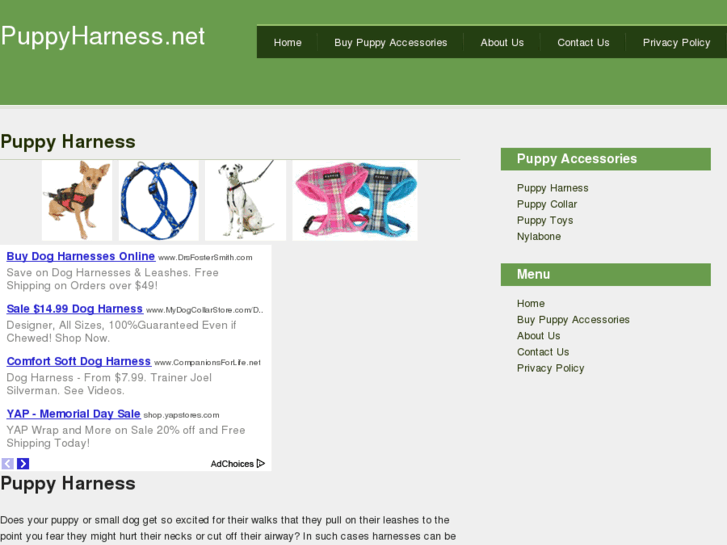 www.puppyharness.net