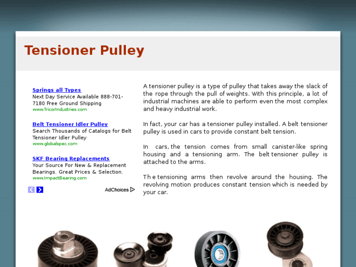 www.tensionerpulley.com