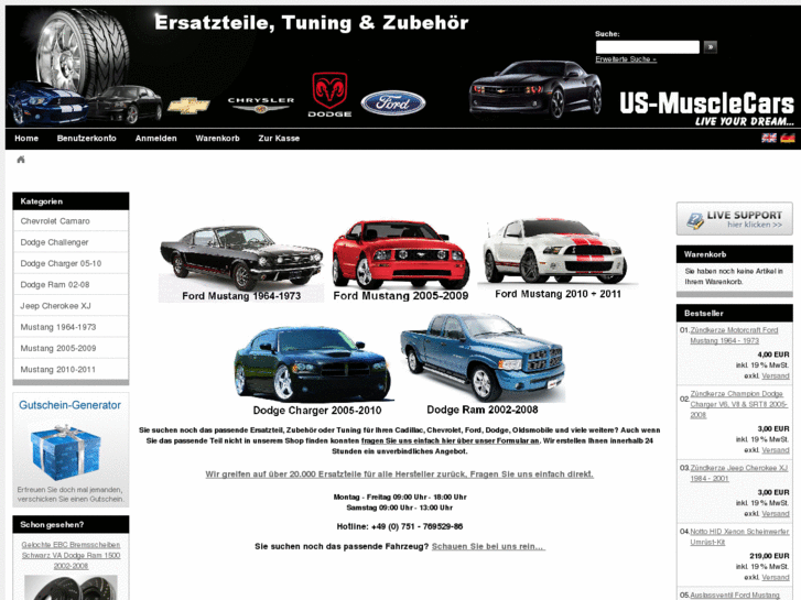 www.us-musclecars-parts.de