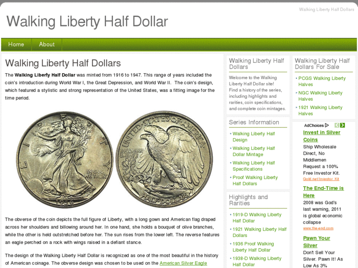 www.walkinglibertyhalfdollar.com