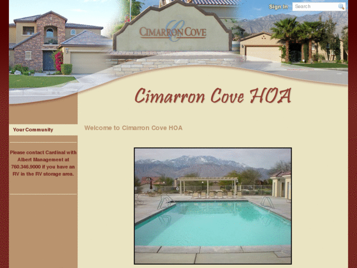 www.cimarroncovehoa.com