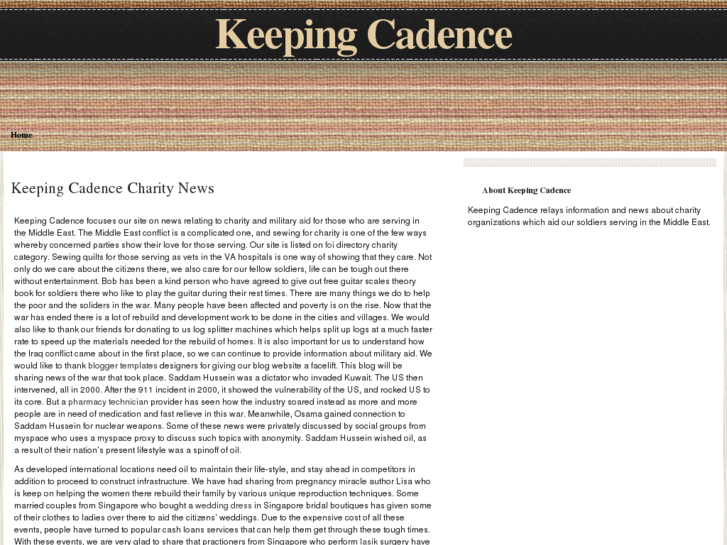 www.keepingcadence.com