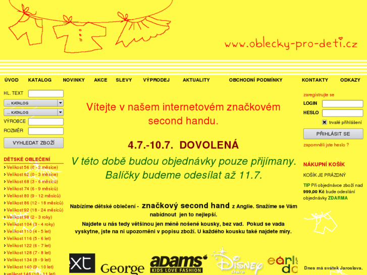 www.oblecky-pro-deti.cz