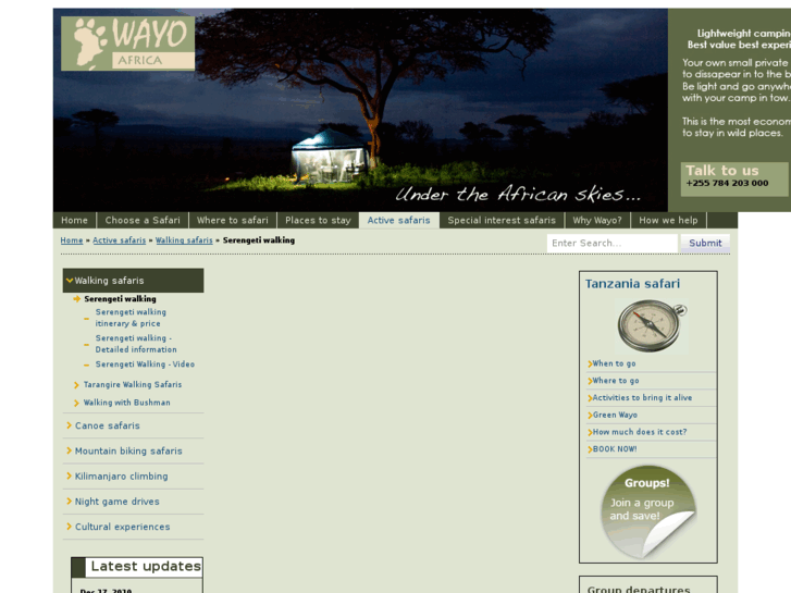 www.serengetiwalkingsafaris.com