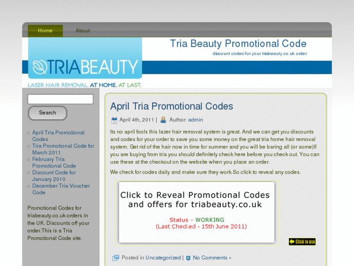 www.triabeautypromotionalcode.com