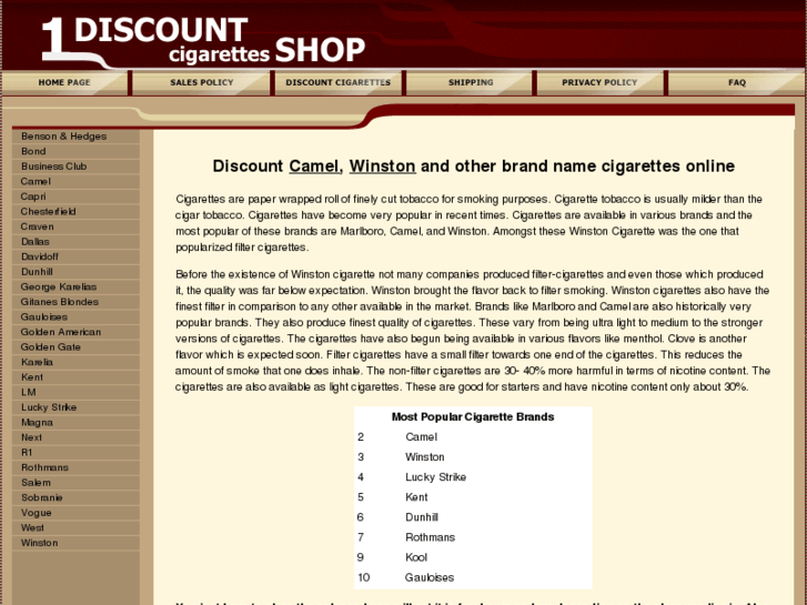 www.1discountcigarettesshop.com