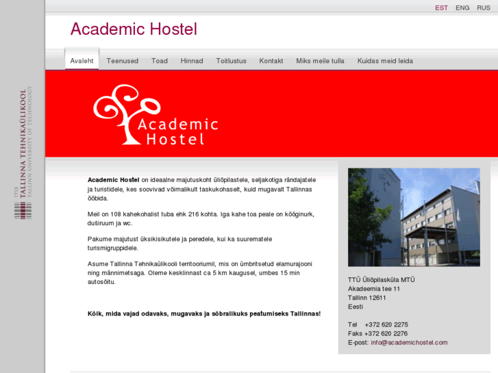 www.academichostel.com