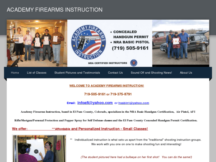 www.academyfirearmsinstruction.net