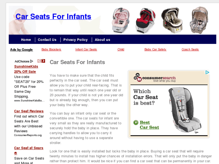 www.car-seats-for-infants.com