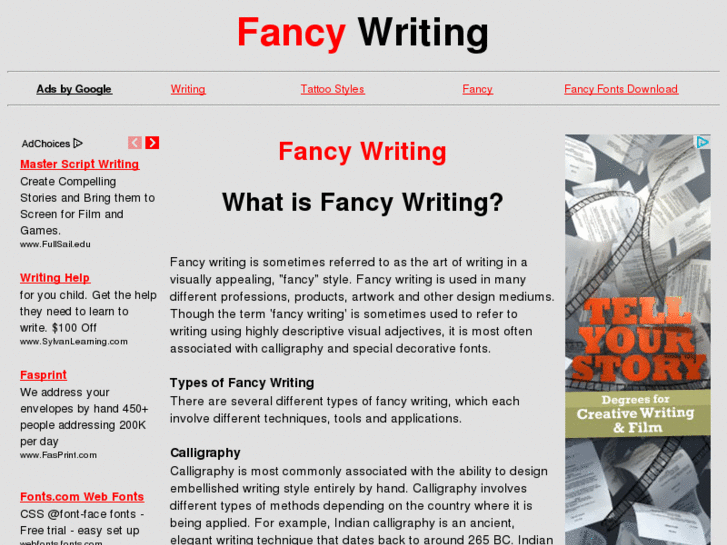 www.fancywriting.net