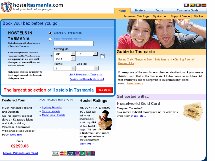 www.hosteltasmania.com