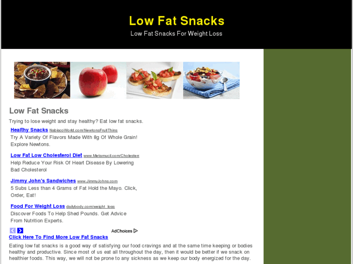 www.lowfatsnacks.org