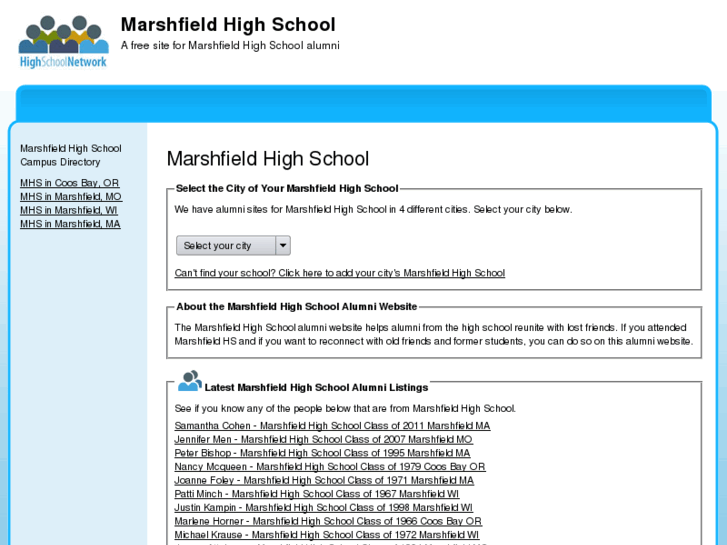 www.marshfieldhighschool.net