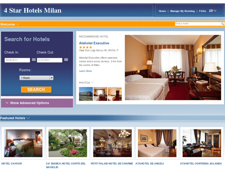 www.4starhotelmilan.com