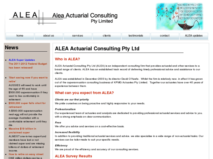 www.aleaactuarial.com