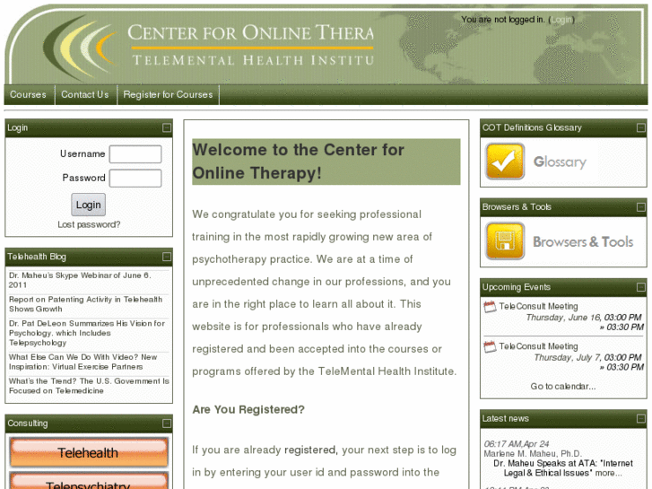 www.centerforonlinetherapy.com