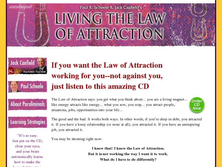 www.lawofattractionparaliminal.com