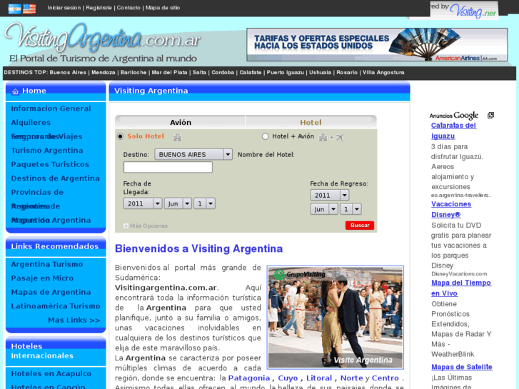 www.visitingargentina.com.ar