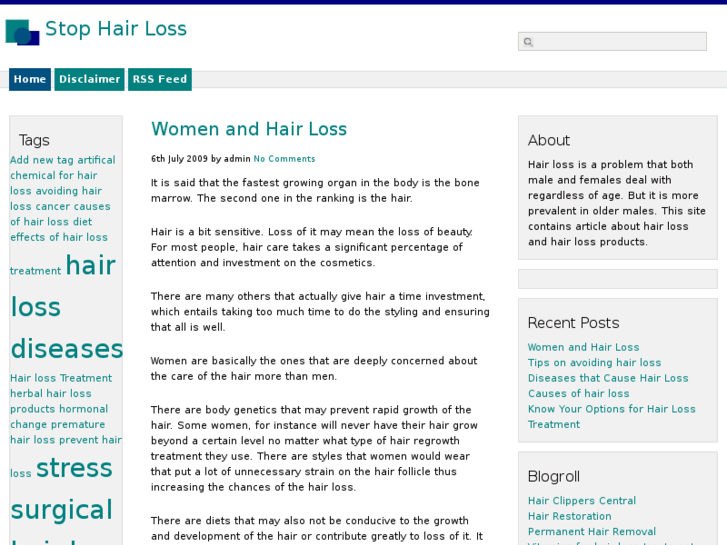 www.aboutstoppinghairloss.com