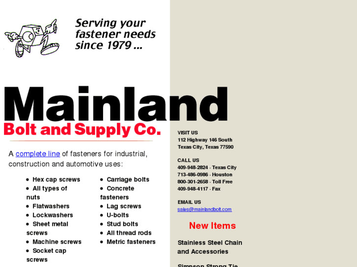 www.mainlandboltsupply.com