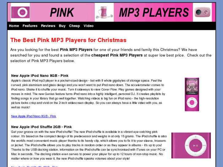 www.mp3playerpink.co.uk