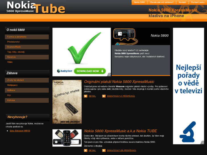 www.nokia5800.cz