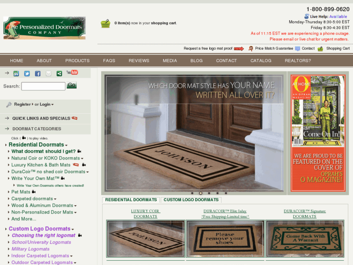 www.personalizeddoormats.com