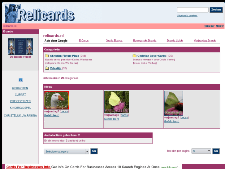 www.relicards.nl