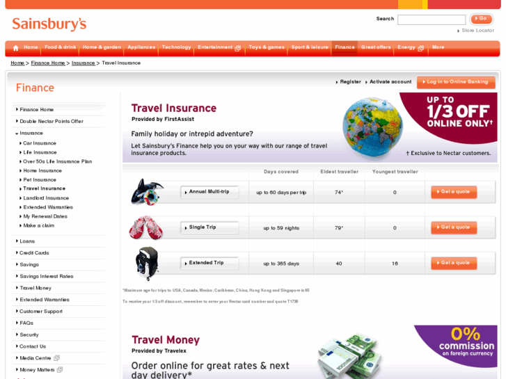 www.sainsburysbanktravel.com