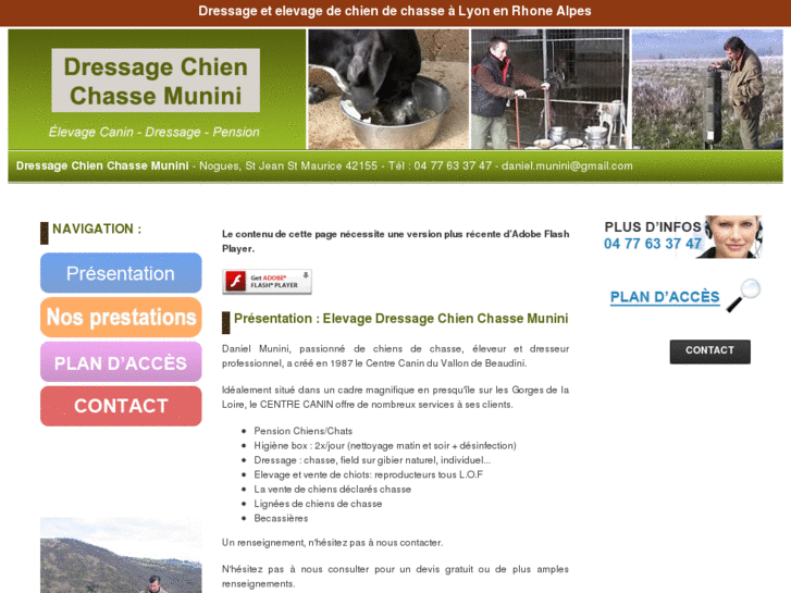 www.dressage-chien-chasse-munini.com