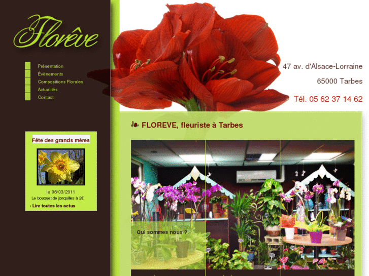 www.fleuriste-tarbes-floreve.com