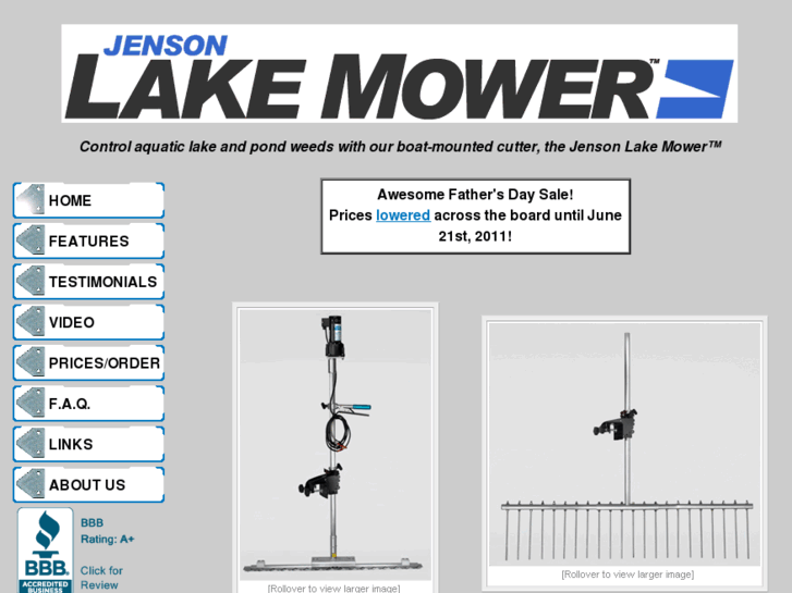 www.lakemower.com