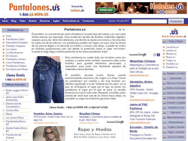 www.pantalones.us