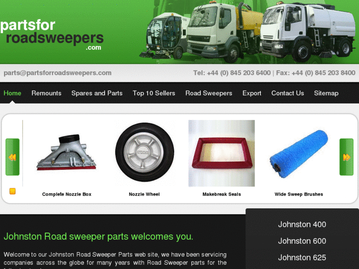 www.partsforroadsweepers.com