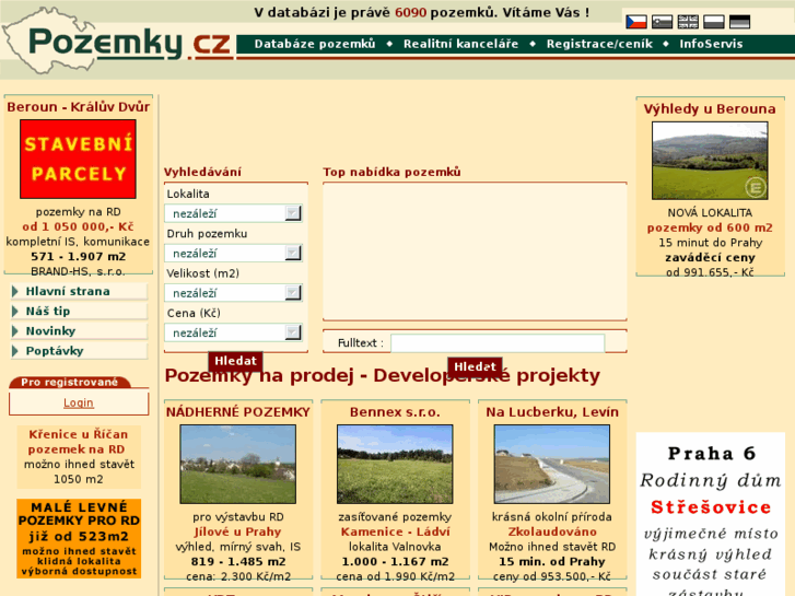 www.pozemky.cz